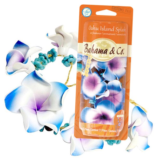 Scented Flower Necklace Odor Eliminating Car Air Freshener Oahu