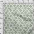 thumbnail image 3 of oneOone Silk Tabby Pear Green Fabric Text Sewing Craft Projects Fabric Prints By Yard 42 Inch Wide, 3 of 5