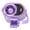 Purple, variant on Clip on Fan Silent Personal Cooler 4 Speed with Light And Lanyard, Hands Free Portable Fan for Strollers Tents, Rechargeable Battery Fan for Camping Outdoor 3.1 X 2.8 Inches, A Clip-On Fan