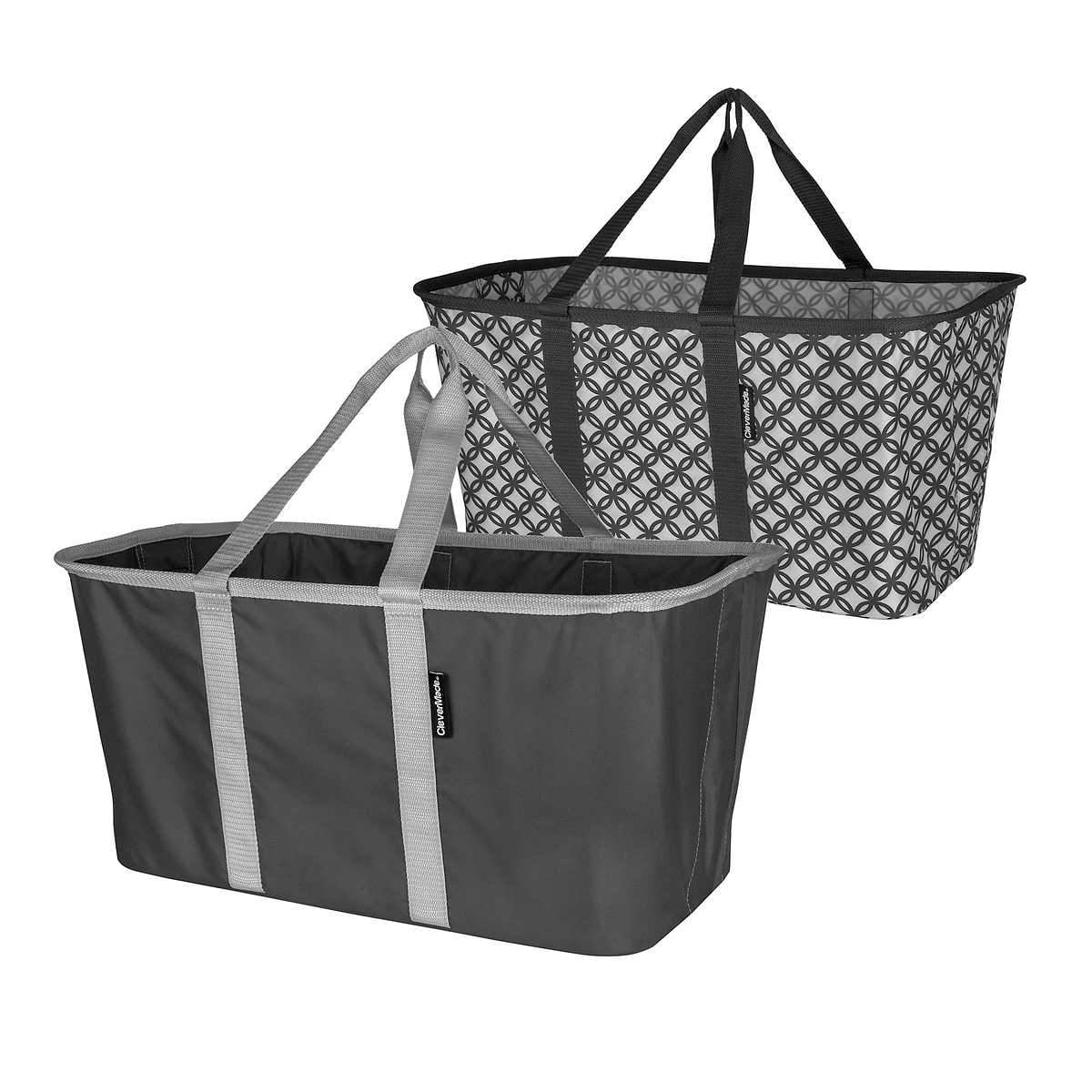 CleverMade 2-pack Collapsible Laundry Basket Tote