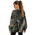 thumbnail image 2 of Garronmavis Women's Sweatshirt Camouflage Size 2XL Oversized Duck Hunting Crewneck Soft Fall Winter Outfits Long Sleeve Sweatshirt for Women, 2 of 6