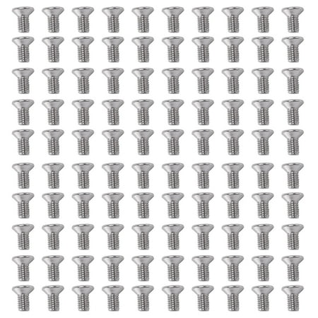 

x 6mm Flat Head Countersunk Bolts Machine Screws 100pcs