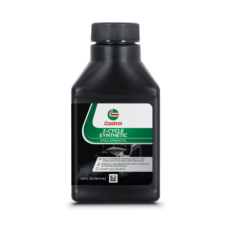 Castrol 2 Cycle Full Synthetic Oil – Small Engine Formula – 50:1