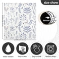 thumbnail image 6 of Dailycode Dishwasher Magnet Cover Magnetic Fridge Door Cover Home Kitchen Decor, Blue Herbs and Plants, 23"x 26", 6 of 6