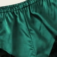 thumbnail image 3 of Ersazi Newlace Lingerie Silk Underwear Sleepwear Underwear Pajamas Satin Plus Size Silk Pajamas Green Xl, 3 of 5
