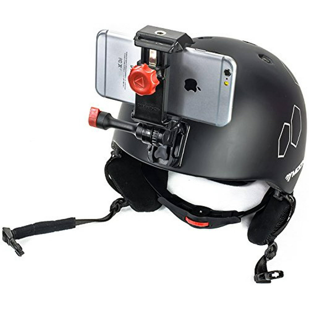 Snowboarding Camera Mount for Helmet and All Samsung & Iphones