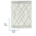 thumbnail image 4 of Livabliss Area Rugs for Living Room, 5x7 Freud Global Ivory Rug, Bedroom Dining Room Home Decor Stain Resistant Carpet (5'3" x 7'), 4 of 6