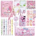 thumbnail image 1 of Set de papelería de regalo GFDSJKLCTH, lindo estilo kawaii, rosa para la escuela, 1 of 7