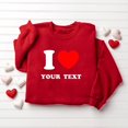 thumbnail image 4 of Aoiroe Sweatshirt For Women Trendy Hoodies For Women Valentine'S Day Sweatshirts Print Sweatshirt Crewneck Sweatshirts Women Valentines Sweater Women Ladies Hoodies Pullover Fall Sweaters Blue L, 4 of 4