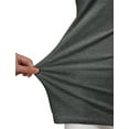 thumbnail image 5 of H2H Women Casual Slim Fit T-Shirt Top Short Sleeve Cotton Basic Designed CHARCOAL US S/Asia M (CWTTS244), 5 of 6