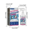 Racsoh Bathroom Sink Cleaner Shower Glass Limescale Cleaner Stainless