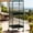 Black+Green+Steel+Wood, variant on HMYG Large Space Bird Cage,Aviary House with Wheels,Four Doors,Easy to Clean Bird Habitat