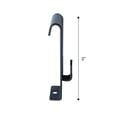thumbnail image 2 of SSWBasics Black Notch Hook for Wire Grid (1/4" Notch Depth) - Pack of 50, 2 of 7