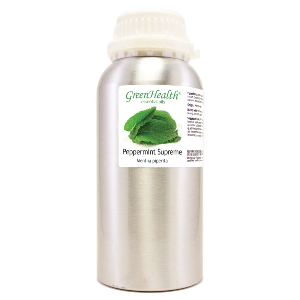 Peppermint Essential Oil Bulk Size (Mentha Piperita) 16 fl oz 100