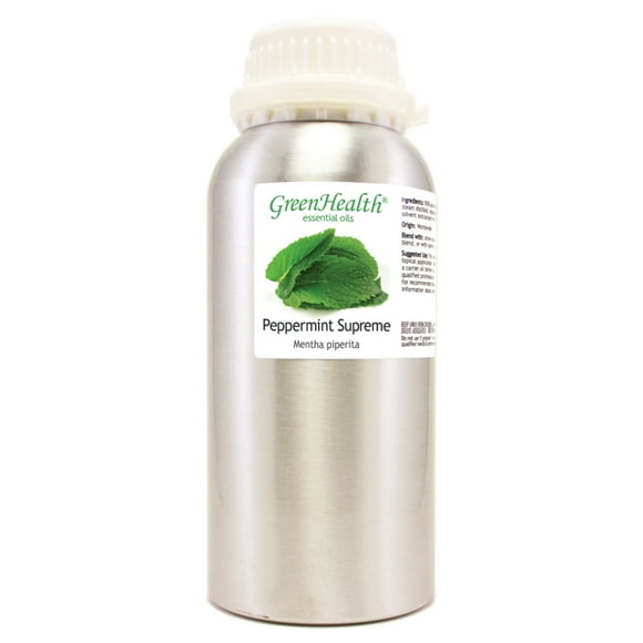 Peppermint Essential Oil Bulk Size (Mentha Piperita) - 16 fl oz 100% Pure & Therapeutic Grade Premium Extract of Mentha Piperita, Great for Aromatherapy Diffuser, Skin Body and Hair