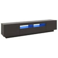 thumbnail image 5 of vidaXL TV Cabinet with LED Lights Concrete Gray 78.7"x13.8"x15.7", 5 of 25