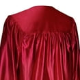 thumbnail image 5 of Endea Graduation Shiny Red Graduation Gown  Cap, 5 of 9