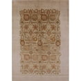 thumbnail image 1 of Ahgly Company Machine Washable Indoor Rectangle Industrial Modern Light Brown Area Rugs, 4' x 6', 1 of 7