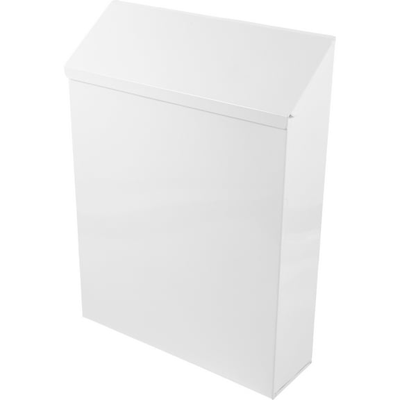 ibasenice Antique Mailbox Mailboxes for Outside Decorative White Mail Storage Home Garden 1Set