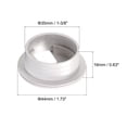 thumbnail image 2 of Uxcell 1-3/8 inch Cable Hole Cover Desk Grommet for Wire Organizer Plastic White 10 Pcs, 2 of 4