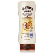 2 Pack Hawaiian Tropic Sheer Touch Lotion Sunscreen, SPF 50, 8 Oz each