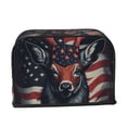 thumbnail image 2 of Goofa Modern USA Deer Head Print Toaster Cover 2 Slice, Two Slice Bread Machine Cover Quilted Toaster Covers Bread Maker Cover Kitchen Appliance Cover, 2 of 7