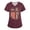 Red-A#20317MM, variant on AHMOMEI S-5XL Plus Size Women's 250th Anniversary Print Scrub Tops for Women Stars Stripes Women Nurse Uniform with Pocket Blue 4XL