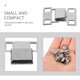 thumbnail image 3 of unbranded 10Jgo Y Ojetes De Metal Para Coser Resistentes En Ropa Plata, 3 of 8