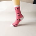 thumbnail image 2 of FhsagQ Chaussettes Femmes Chaussettes Femmes et Hommes Cancer Journée Internationale de Publicité Chaussettes Imprimées Compression Moyenne Chaussettes de Course en Plein Air Chaussettes Femmes Dentelle Noire Rouge Taille Unique, 2 of 4