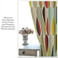 thumbnail image 5 of Mid Century Modern Curtains, Abstract Atomic Starburst Geometric Diamond Pattern Window Treatments for Living Room,1950s 1960s Vintage Decorative Drapes 2 Panel Sets 42x63 Inch Blackout, 5 of 6