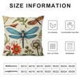 thumbnail image 6 of COMIO  Outdoor Patio Throw Pillow Covers Summer Spring Garden Flowers Outside Furniture Swing Seat Bench Chair Decorative Cushion Cases Set of 2 for Deep Seat Bed Couch Sofa, 6 of 6