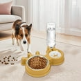 thumbnail image 2 of Adjustable Cat Dog Food Water Bowl Set with Removable Dish and Convenient Dispenser Feeder for Medium, 2 of 4