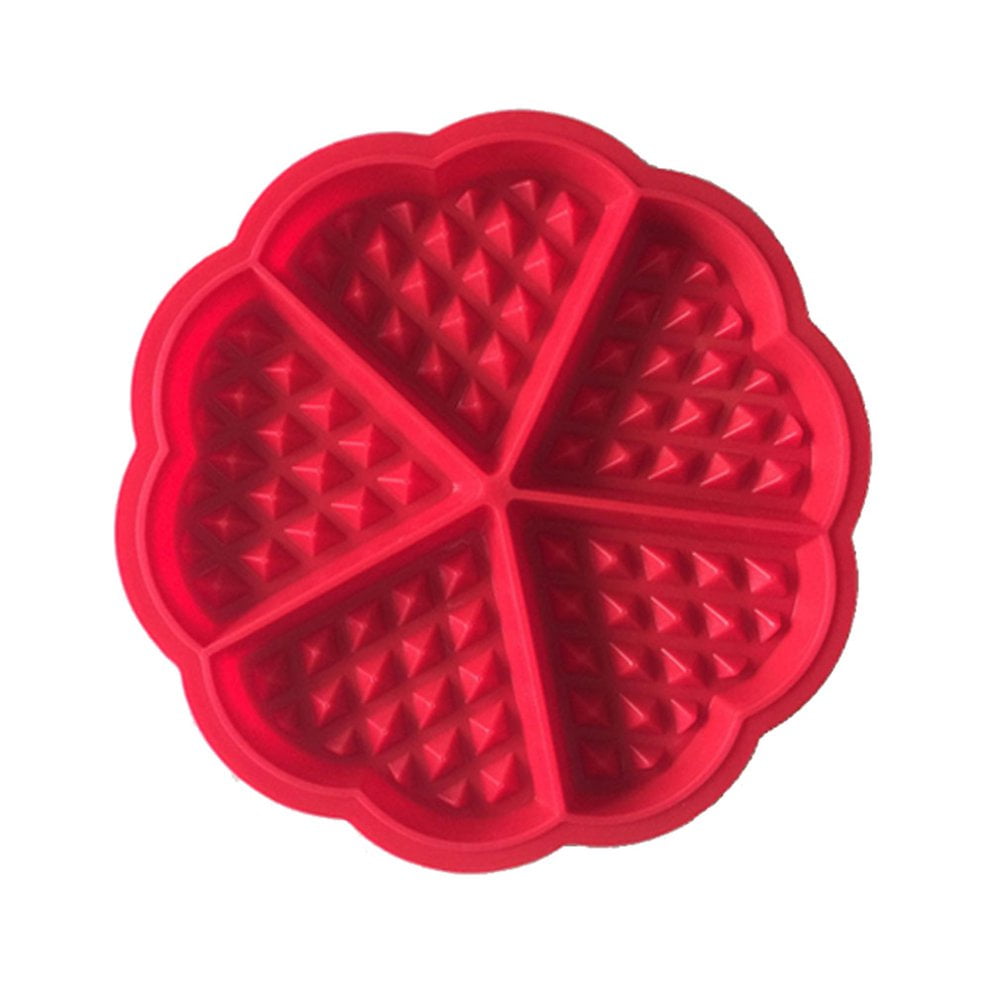 Silicone Waffle Mold Muffins Mold Silicone Baking Cookie Cake Bakeware GN 