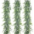 thumbnail image 1 of Verdure Simulée, 2 Pcs Vigne d'Eucalyptus Simulée Suspendue Vigne d'Eucalyptus Simulée Très Polyvalente, 1 of 8