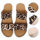 thumbnail image 3 of 1 par de sandalias de cuña para mujer, zapatos de playa de verano, sandalias de leopardo de moda, 3 of 7