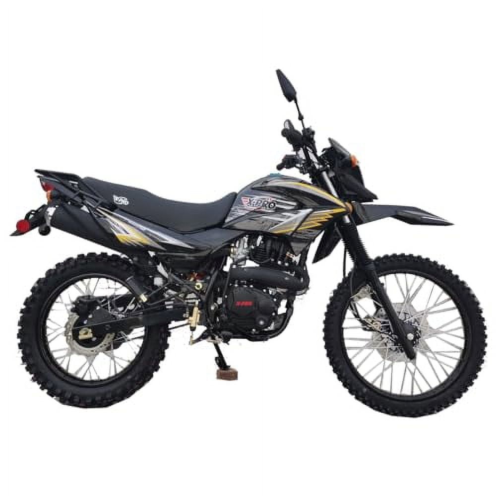 X-Pro Brand New 250cc Dirt Bike for adult with 5-Speed Manual Transmission Kick Start 21"/18" Wheels