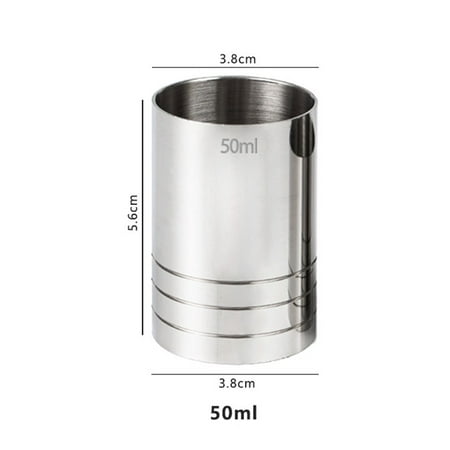 

BAMILL 25ML 35ML 50ML Stainless Steel Measure Cup Cocktail Shaker Drink Barware Tools