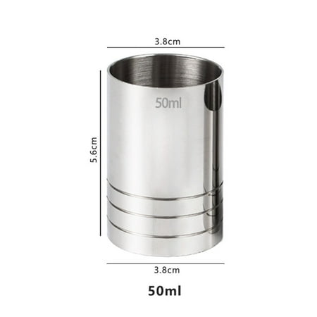 

25Ml 35Ml 50Ml Stainless Steel Measure Cup Cocktail Shaker Drink Barware Tools