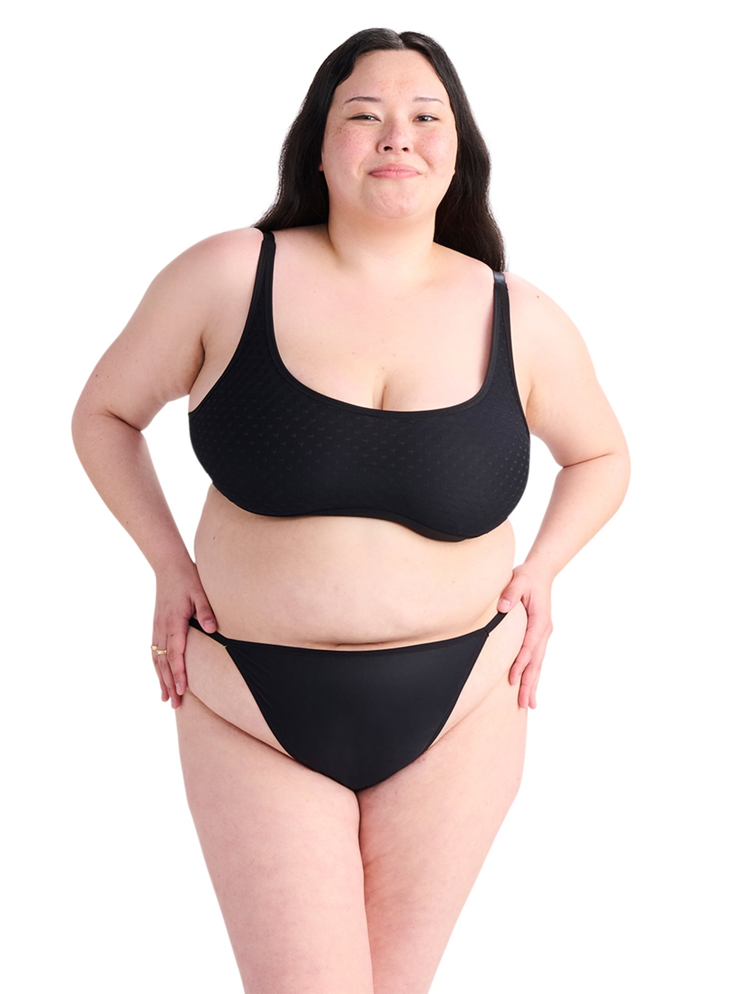 Parade Scoop Bralette and String Cheeky Set, Sizes XS to 3XL