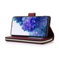 thumbnail image 4 of Dteck 9 Card Slots Wallet Case for Samsung Galaxy S20 FE 6.5-inch,Retro Magnetic Strap Card Pocket Leather Zipper Hybrid Rubber Shockproof Kickstand Phone Cover,Winered, 4 of 5