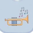 thumbnail image 4 of Inktastic Trumpet Marching Band Musician Boys or Girls Baby Bib, 4 of 4