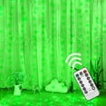 thumbnail image 1 of CHOK Liquidation! Lumières à Rayures de Rideau 300Led 8 Modes Télécommande Guirlande Lumineuse Décorative Led pour Chambre Lumières Led pour Extérieur Vert, 1 of 2