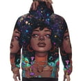 thumbnail image 7 of Sigee Cosmic Garden Woman Portrait for Men's Pullover Hoodie Sweatshirts Adult Casual Long Sleeve Sweatshirts ,Sizes S-4XL-Small, 7 of 7