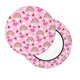 thumbnail image 2 of Disketp Cute Flamingo Funda Redonda para Taburete, Funda de Cojín para Silla de Bar Suave y Elástica-14 inch, 2 of 7