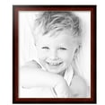 thumbnail image 2 of ArtToFrames 20" x 24" Matte Mahogany with Gold Accent Diploma Picture Frame, 20x24 inch Brown Wood Poster Frame (WOM-5109), 4 Pack, 2 of 6