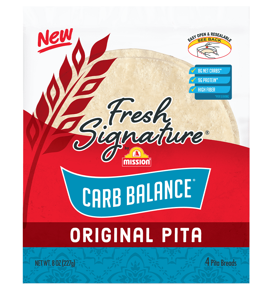 Mission Foods Fresh Signature® Carb Balance® Pita Bread - 8 oz - 4