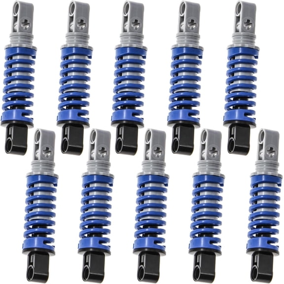 Cobers Technic Shock-Absorber 9L Building-Set, 10Pcs Compatible with Lego-Technic-Build, ABS Parts for MOC & RC Suspension