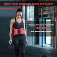 thumbnail image 6 of VENUZOR Waist Trainer for Women Waist Cincher Trimmer Toning Belt Weight Loss Back Support Tummy Control Yoga Shaper Workout, 6 of 9