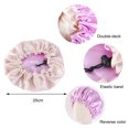 thumbnail image 3 of Coofit Enfants Tache Capot Réversible: 3PCS Réglable Perte de Cheveux Chapeau Nuit Sommeil Casquette, 3 of 10