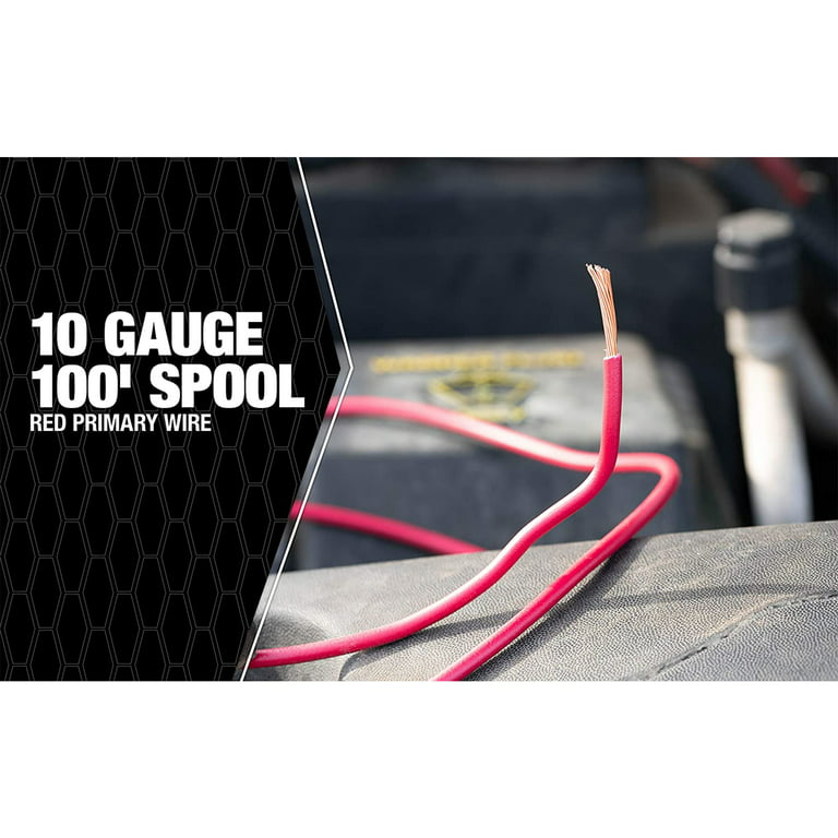 Primary Wire 10 Gauge Black 100' Spool